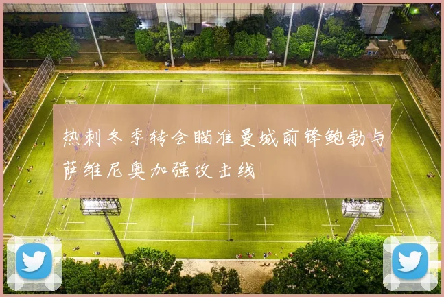 热刺冬季转会瞄准曼城前锋鲍勃与萨维尼奥加强攻击线